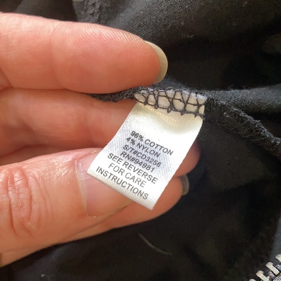 Unique black zip-up tunic - Picture 6 of 7